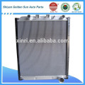 Straight line aluminum cooling radiators for russia MAZ heavy truck